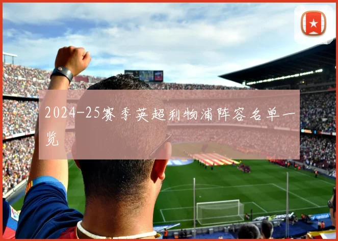 2024-25赛季英超利物浦阵容名单一览