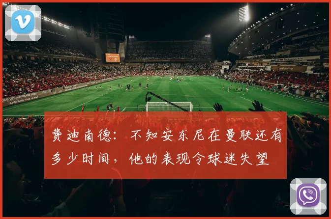 费迪南德：不知安东尼在曼联还有多少时间，他的表现令球迷失望